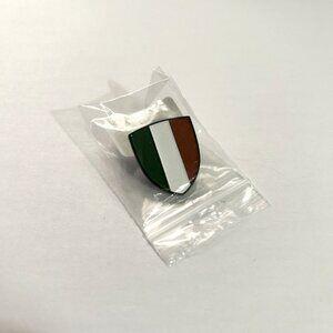 Boston Scally Co. The Irish Flag Cap Hat Pin Shield Crest Rubber Backed Enamel
